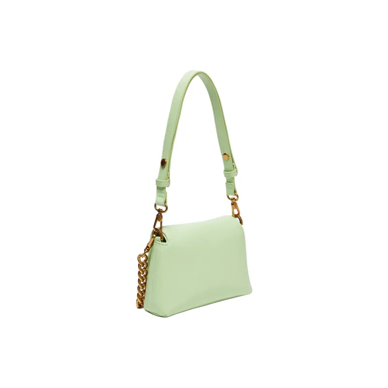 LIU·JO Logo-Plaque Chain-Linked Padded Crossbody Bag-1