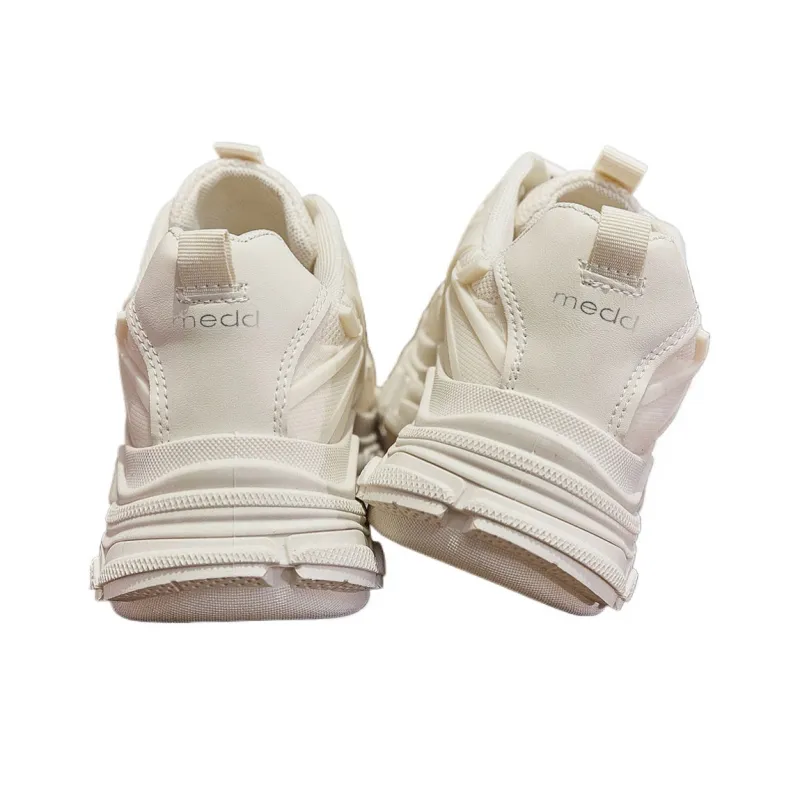 Medd Height Increasing Balance Impact Resistant Support Lightweight Breathable Low Top Chunky Sneakers Women's-24