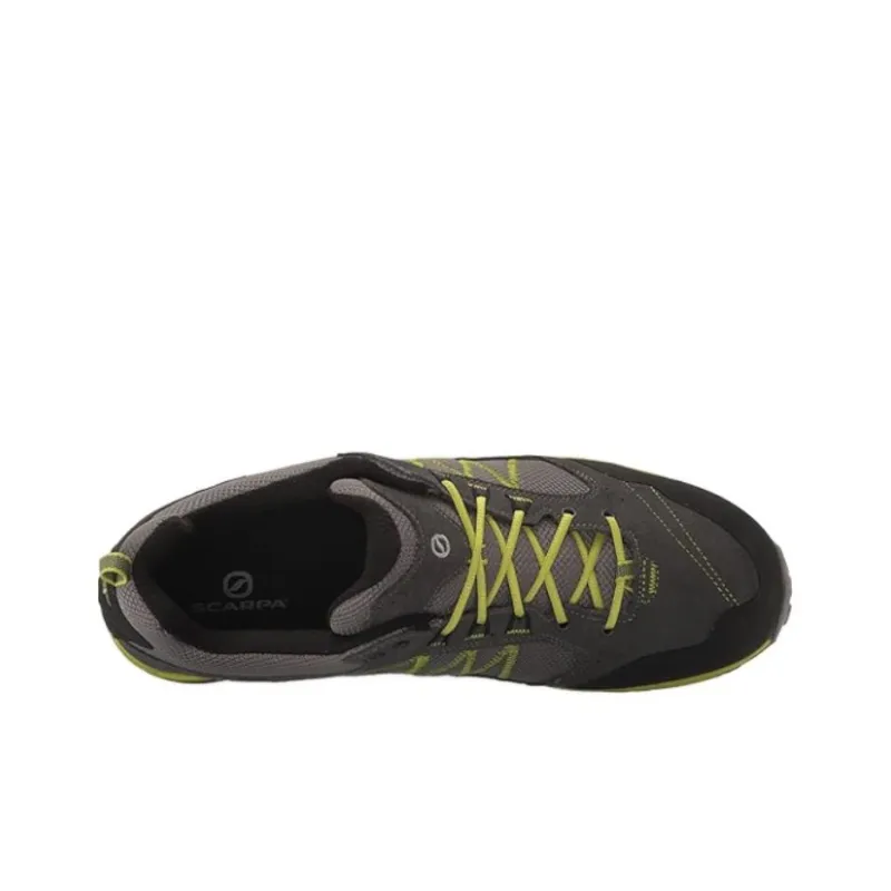 SCARPA Rapid Cushioning Anti-Slip And Wear-Resistant Low-Top Running Shoes Men's Gray Green-2
