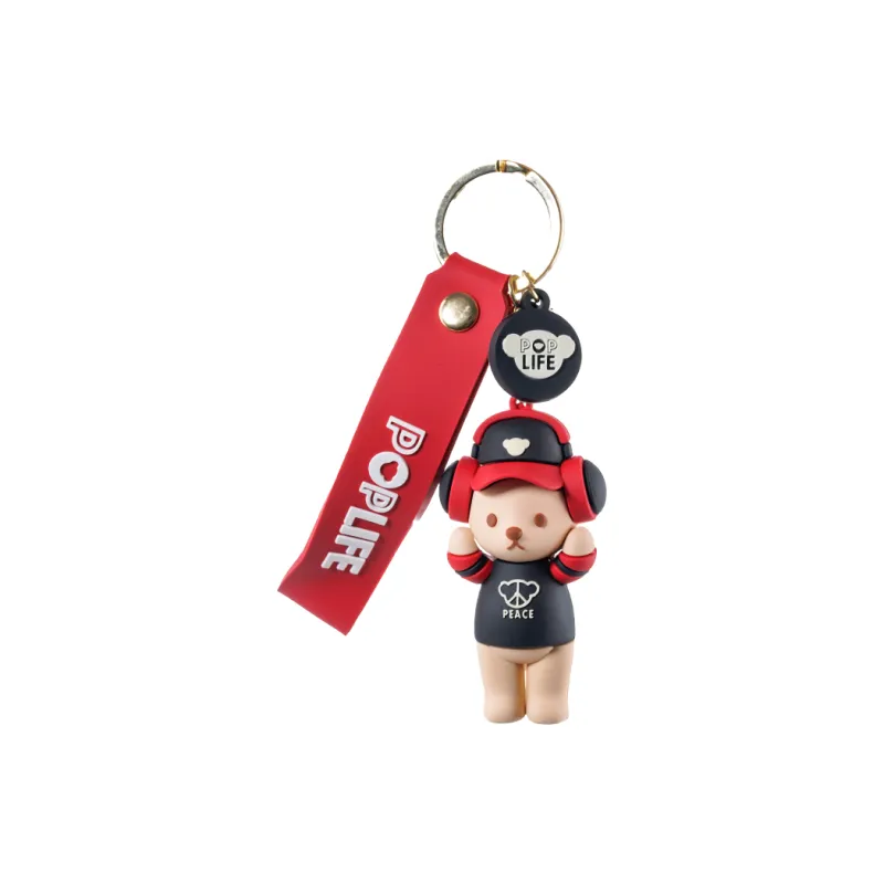 Teddy Bear Collection Keychains Unisex-0