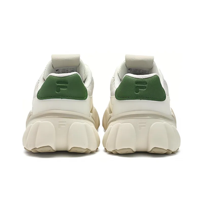 FILA FUSION TRIBE Anti-Slip Wear-Resistant Low-Top Casual Shoes Men's White Gray-2