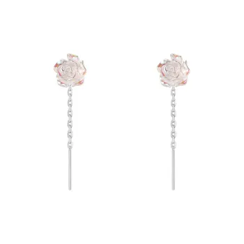 ERROR S925 Silver Drop Earrings Women's