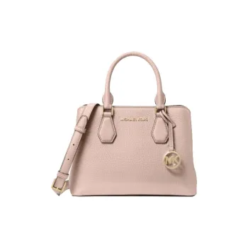 MICHAEL KORS Cow Leather With Litchi Pattern Handbags Shoulder Bag Crossbody Bag Small Size Women's Nude Pink
