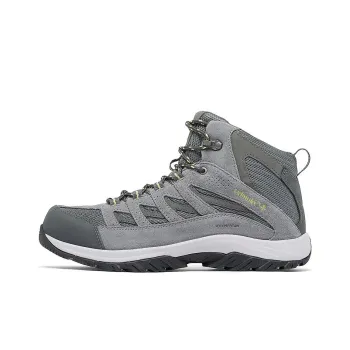 Columbia Cushioning Waterproof Mid Top Trail Running Shoes Men's Gray