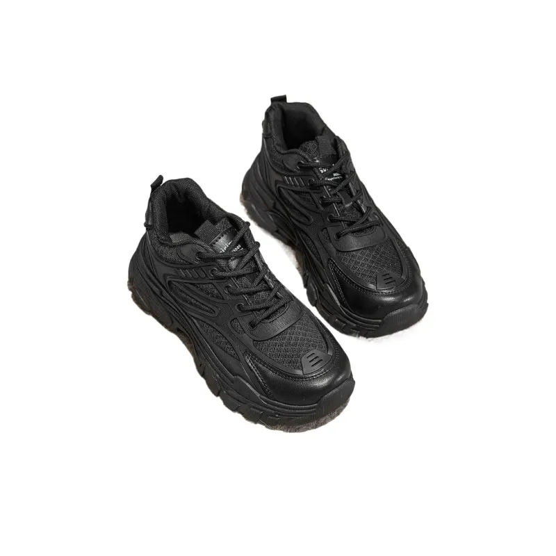 Medd Height Increasing Balance Impact Resistant Support Lightweight Breathable Low Top Chunky Sneakers Women's-34