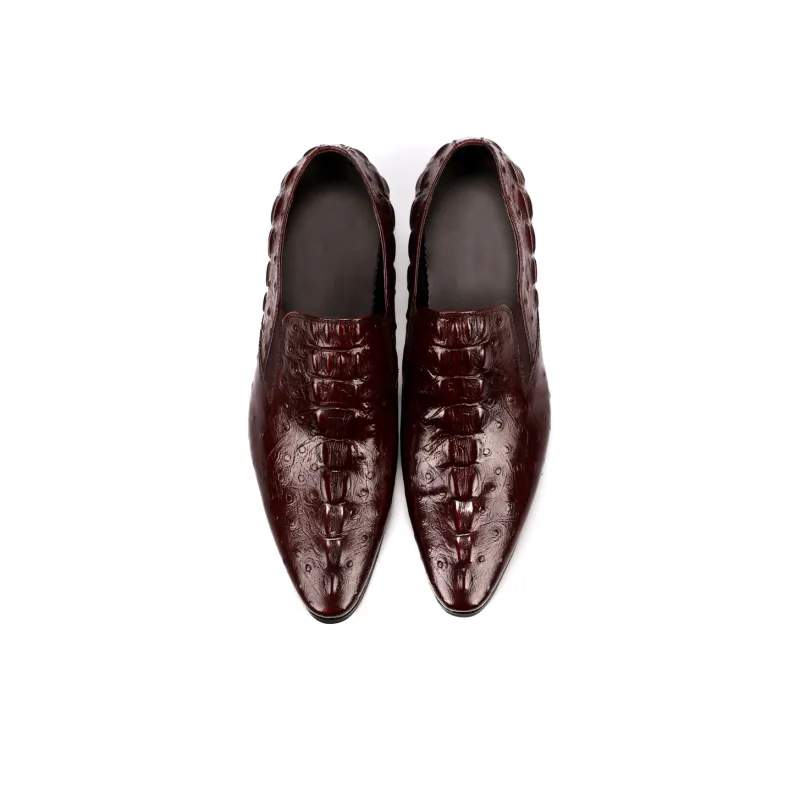ASTON M.JAZZ Dress Shoes Men Low Top Black/Burgundy/Brown-9