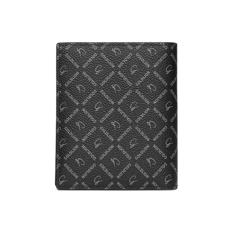 GOLDLION PVC Wallet Men's Black-6