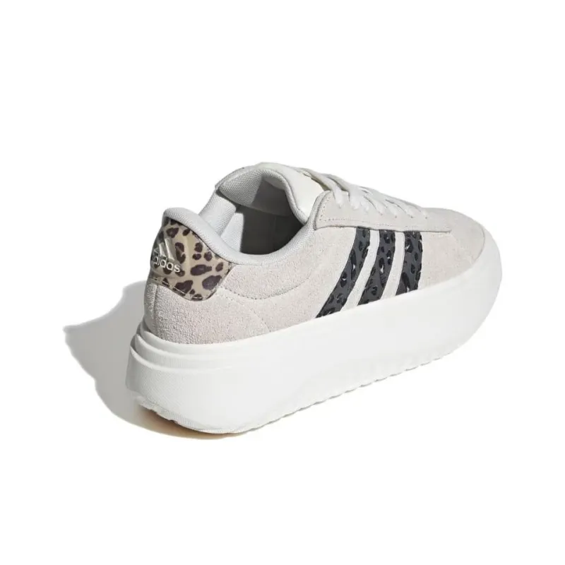 Adidas Neo GRAND COURT Durable Breathable Low Top Skateboard Shoes Women's Gray Black-3