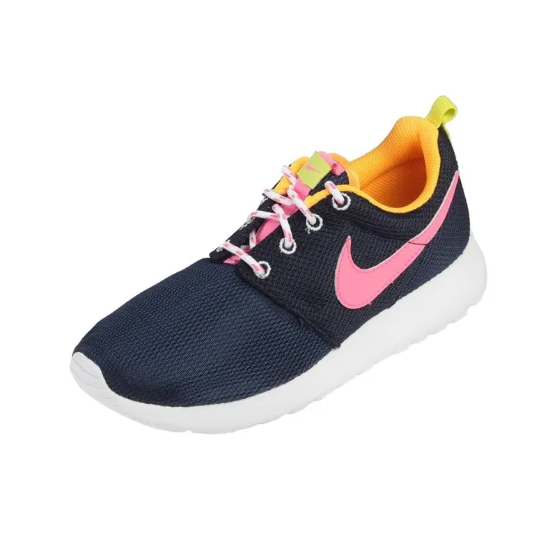 Nike Roshe Run Midnight Navy Pink Glow GS-2