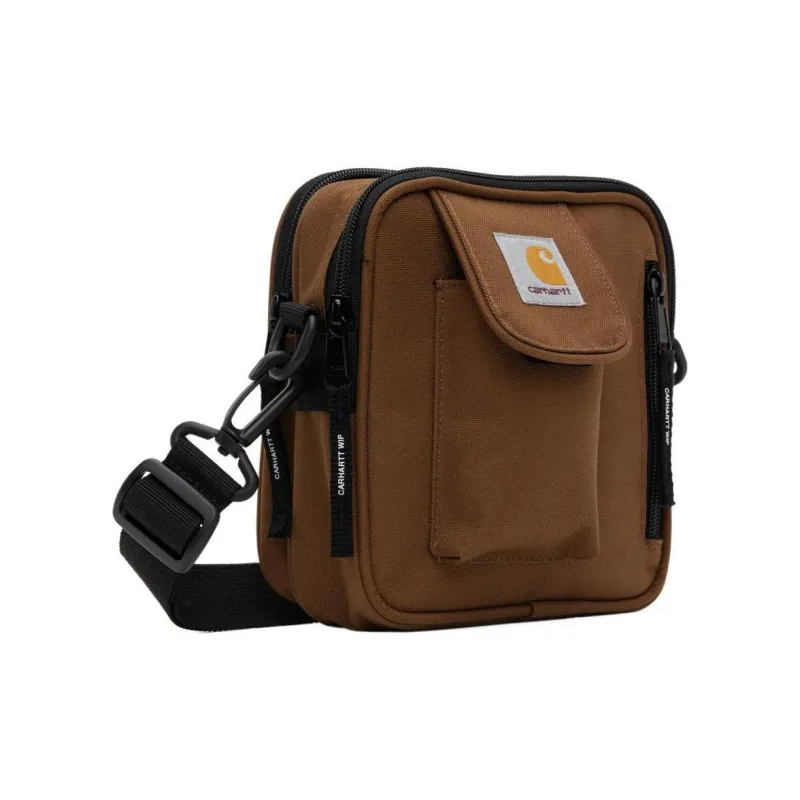 Carhartt WIP Polyester Crossbody Bag, Shoulder Bag Trumpets Men's Brown-1