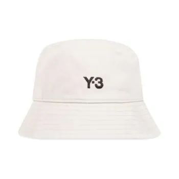 Y 3 Logo Embroidered Bucket Hat