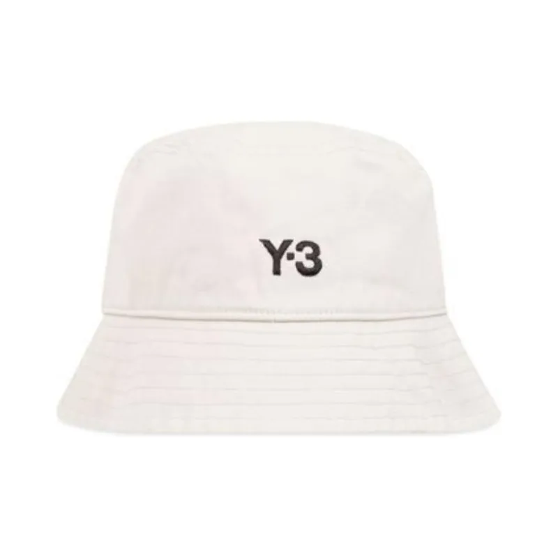 Y 3 Logo Embroidered Bucket Hat-0