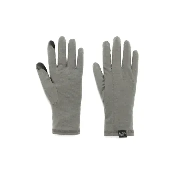 Arcteryx Merino Wool Elastane Sports Gloves Unisex Gray/Blue