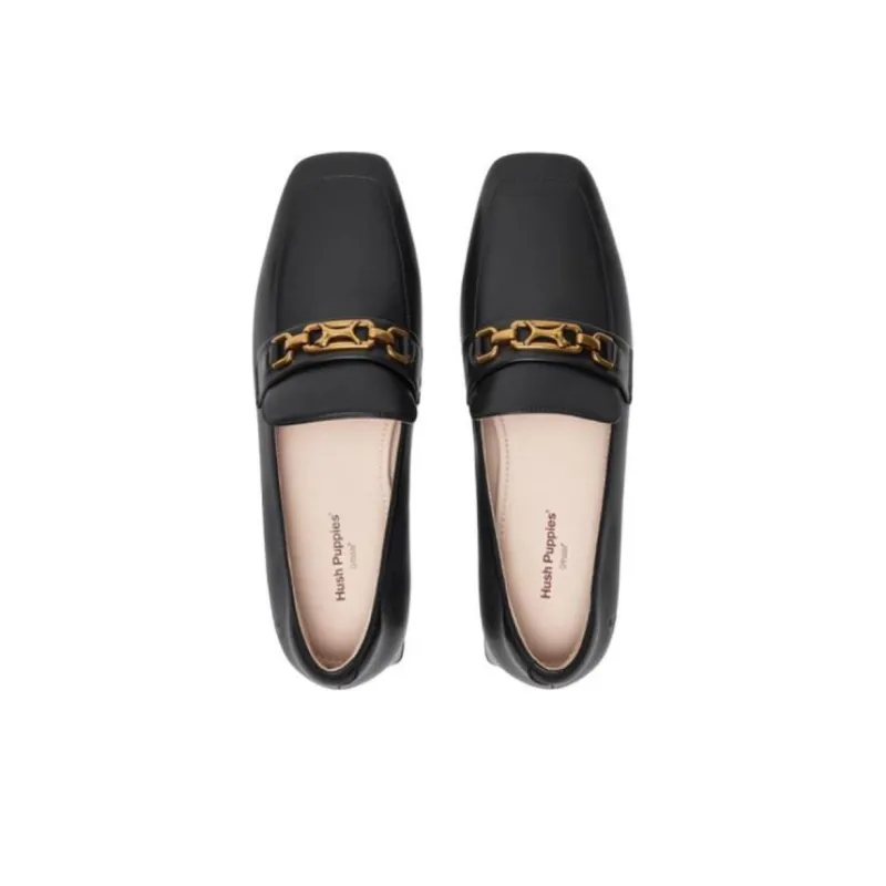 Hush Puppies Loafers Women's Black/Yellow-6