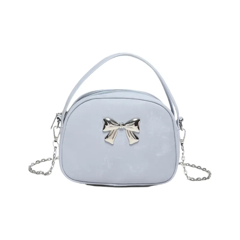 NOMK PU Crossbody Handbag Regular Women's Black/White/Pink/Blue/Silver-15