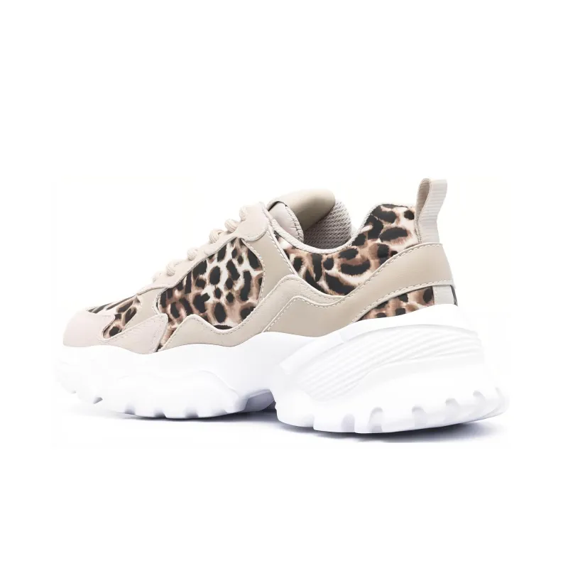 Just Cavalli Low-Top Casual Shoes Women's Beige-3