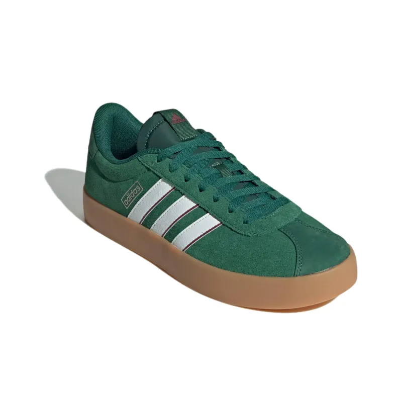 Adidas Vl Court 3.0 Dark Green Cloud White-2