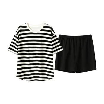 GOSO Pajama Set Women's Black Shades