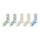 White Lemon 2 Pack+White Yellow 2 Pack+White Plaid 1 Pair