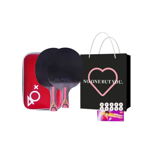 Butterfly Ping Pong Paddles Unisex Black/Red