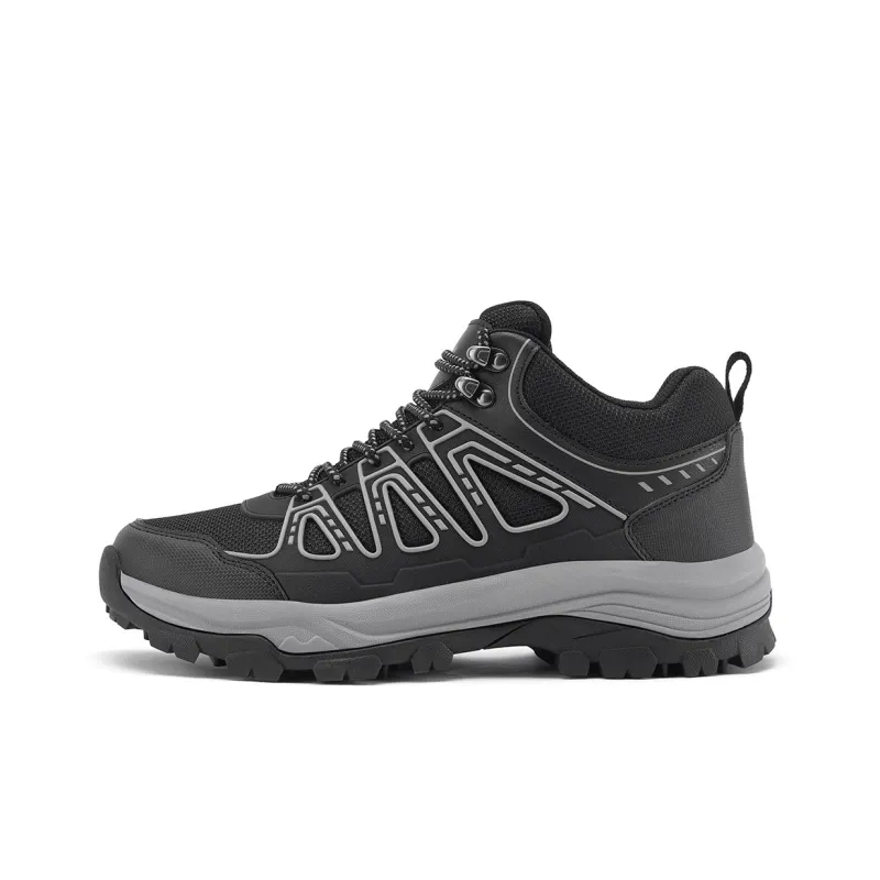 WALKSOUL Hiking / Trekking Shoes Men Mid Top Green-0