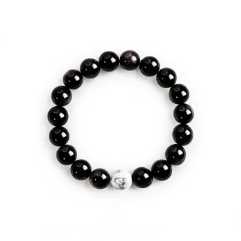 Strange Snow Obsidian Bracelets Unisex