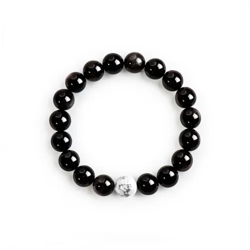 Strange Snow Obsidian Bracelets Unisex
