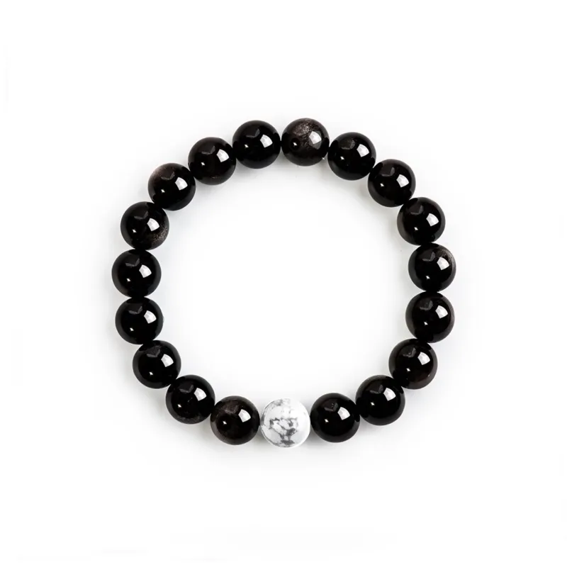 Strange Snow Obsidian Bracelets Unisex-0
