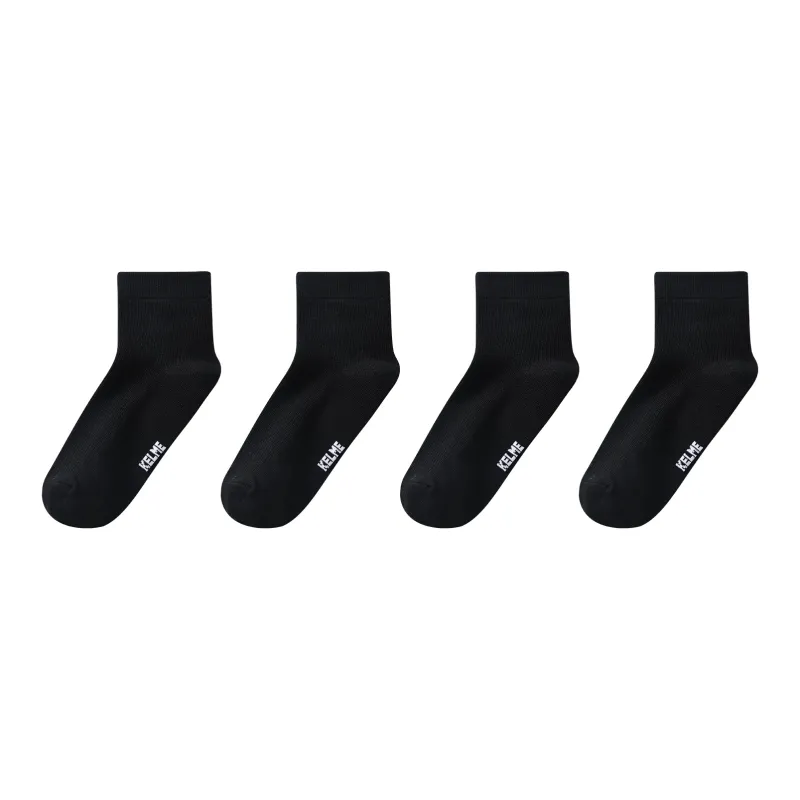 KELME Knee High Socks Unisex Box 4 Pack White-12