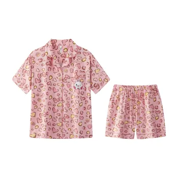 Gongdie x Disney Pajama Set Women's Pink