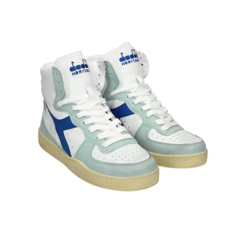 diadora Mi Basket High Used 'Grey Dark Antique Silver'-2