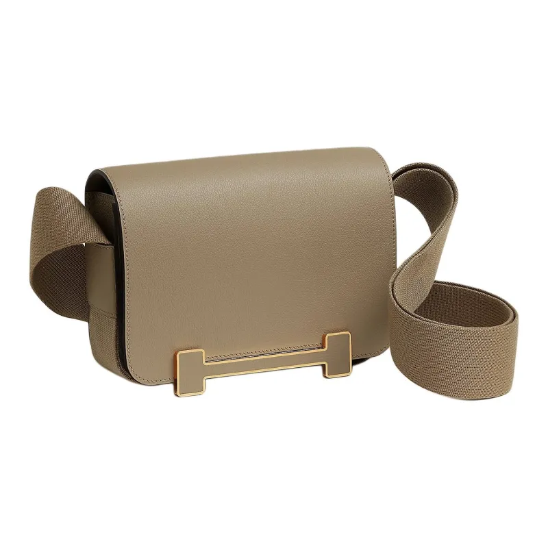 HERMES Geta Evercolor Calfskin Wooden Sandal Bag, Crossbody Bag, Shoulder Bag Women's Marfa Beige-1