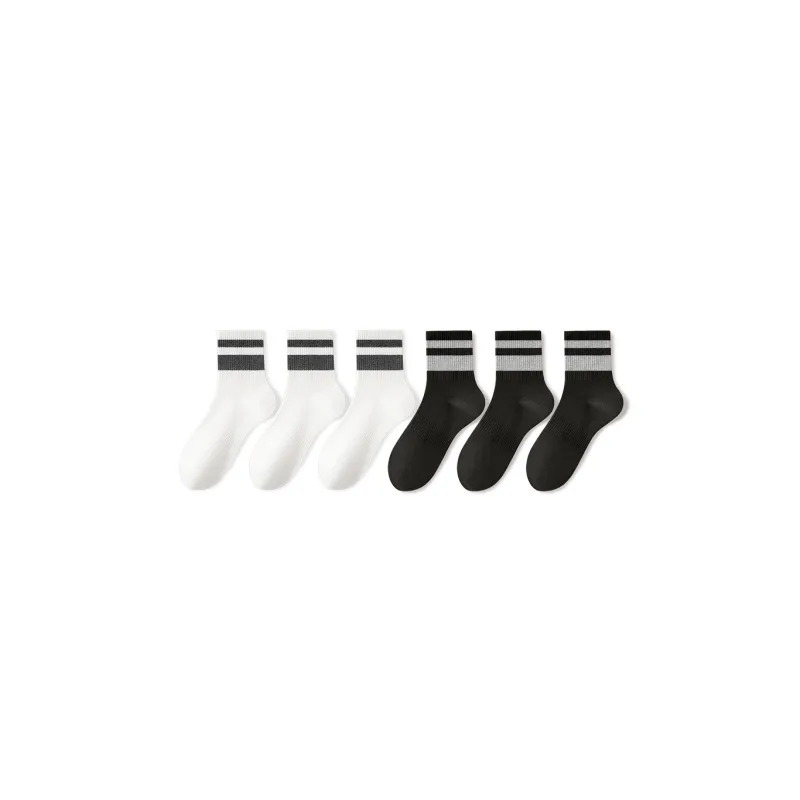 B&C.Room Unisex Mid Calf Socks-13