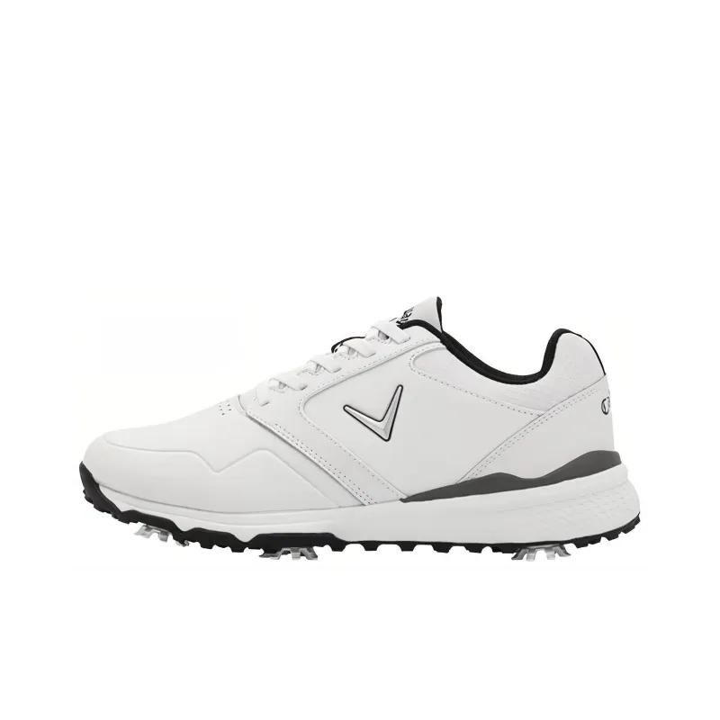 Callaway Chev Ls Wear-Resistant Low-Top Golf Shoes Men's White-0