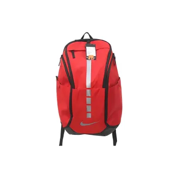 Nike Polyester Basketball Bags Backpack Regular Unisex Red