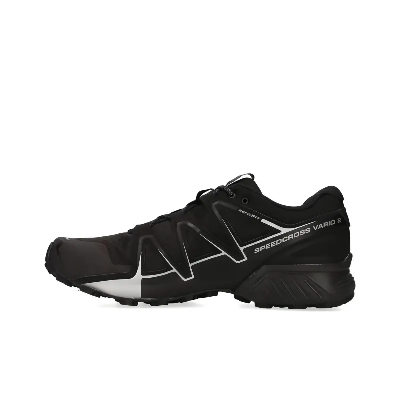 SALOMON Speedcross Vario 2 Abrasion Resistant Breathable Low Top Running Shoes Men's Black-0