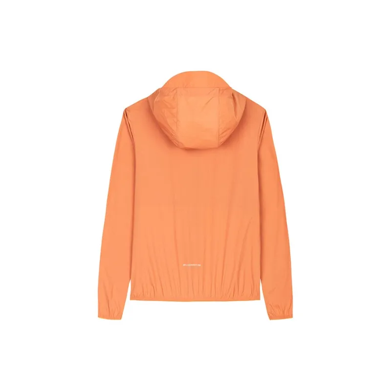 Anta Breathable Quick Dry UV Protection Sun Protection Clothing Women's Sunset Orange-1