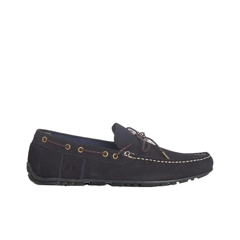 BARBOUR Boat Shoes Men's Marine Blue-1