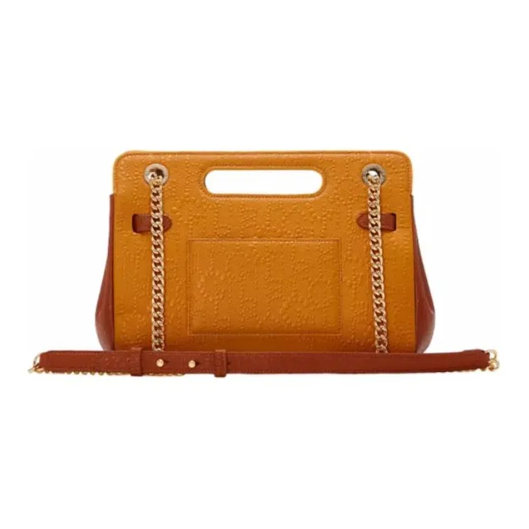 Laurence & Chico Top Grain Cow Leather Crossbody Handbag Shoulder Bag Medium Size Women's Brown-3