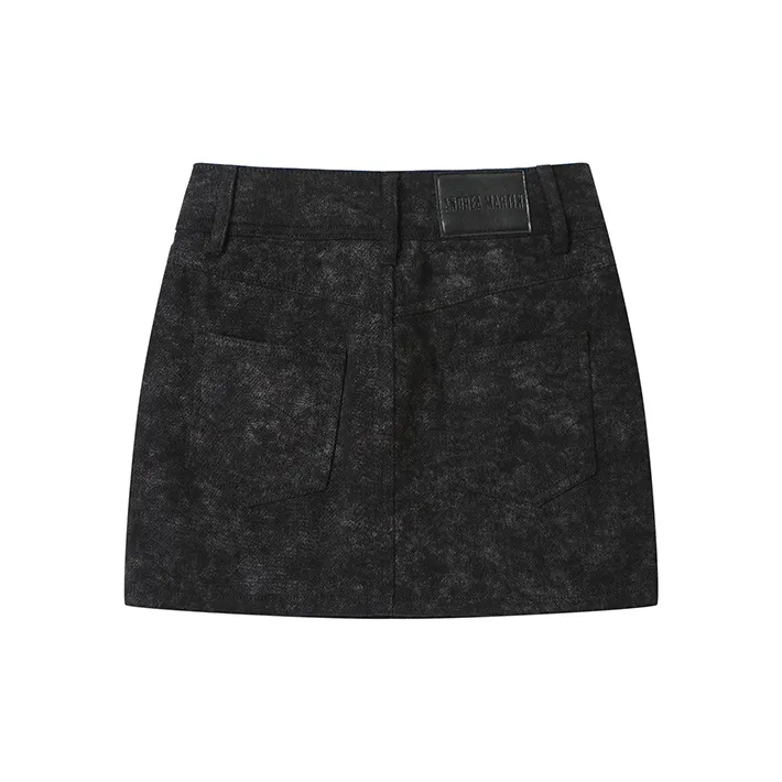 ANDREA MARTIN Cargo Short Skirts Women's Black-1