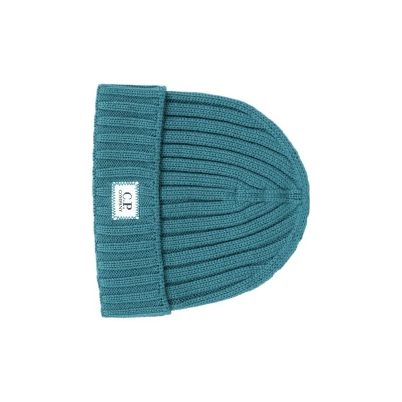 C.P.Company Wool Beanies Unisex Blue-1