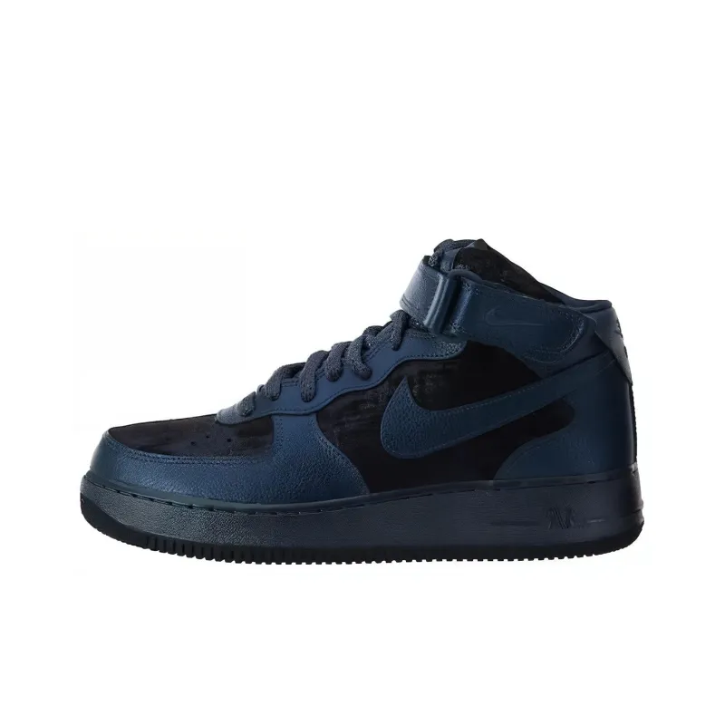Nike Air Force 1 Mid '07 Prm Metallic Armory Navy Women's-0