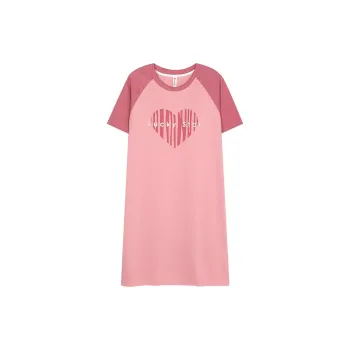 Follow The United States Nightgown Without Pads Style Women's Fuchsia