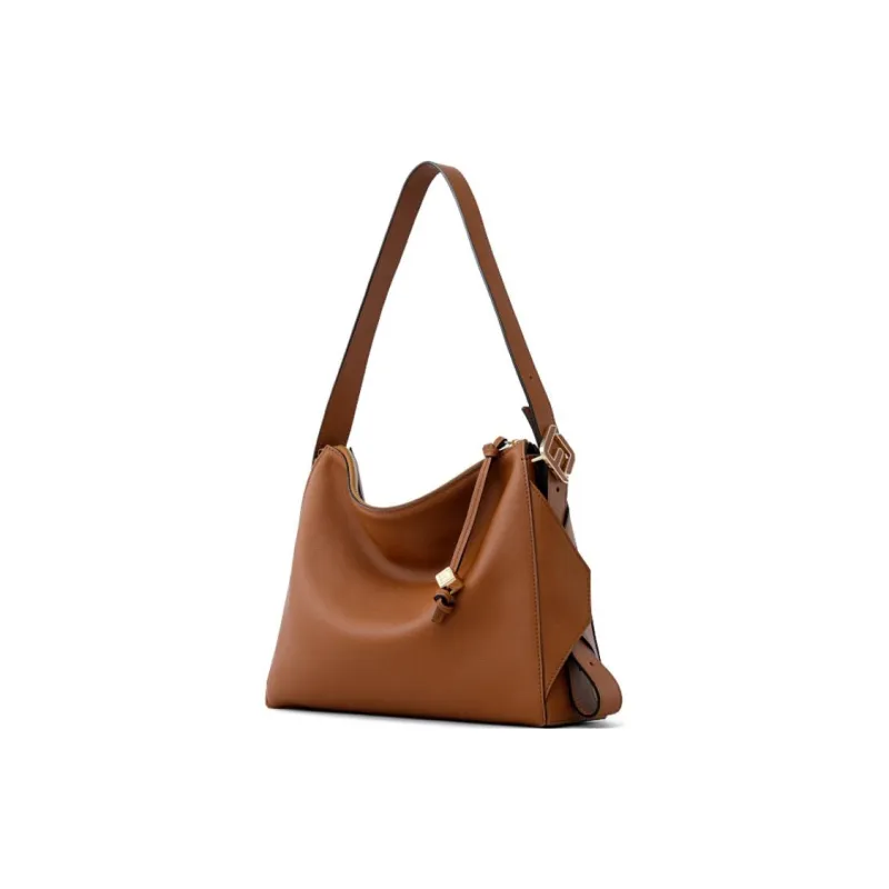 FION Top Grain Cow Leather Underarm Crossbody Bag, Shoulder Bag Regular Women's Multicolor-1