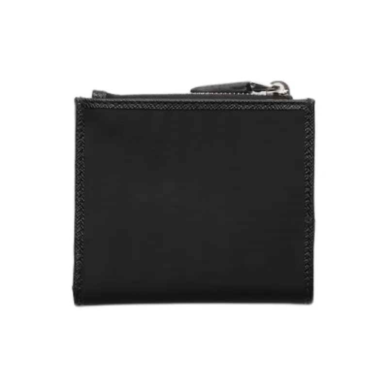 PRADA Recycled Nylon Wallet Small Size Men's Black-2