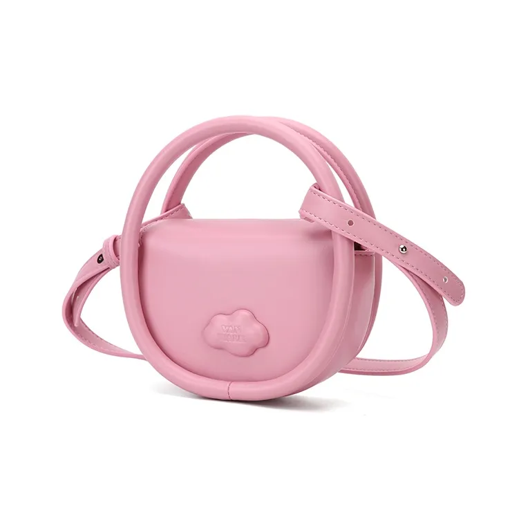 VANWALK PU Handbag Regular Women's Pink/Yellow/White-2