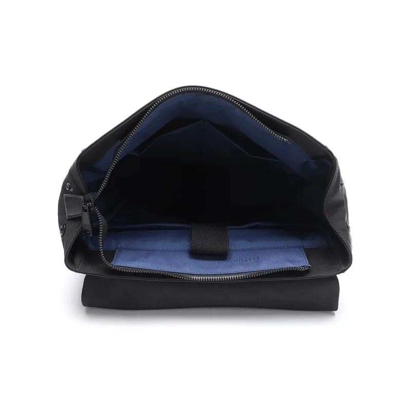 ELLE HOMME Fabric Backpack Men's Black-5
