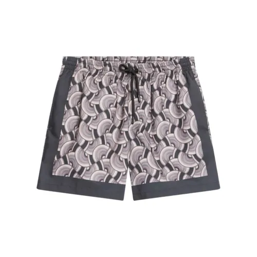 DRIES VAN NOTEN Swimming Shorts Men Nickel Gray