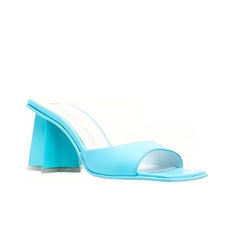 CHIARA FERRAGNI Square-toe Block-heel Sandals-1