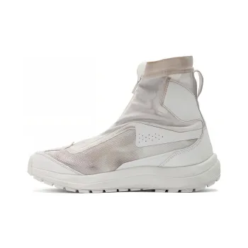 11 BY BORIS BIDJAN SABERI x SALOMON Bamba 2 Cushioned Wear-Resistant Coverage High-Top Running Shoes Women's Light Gray